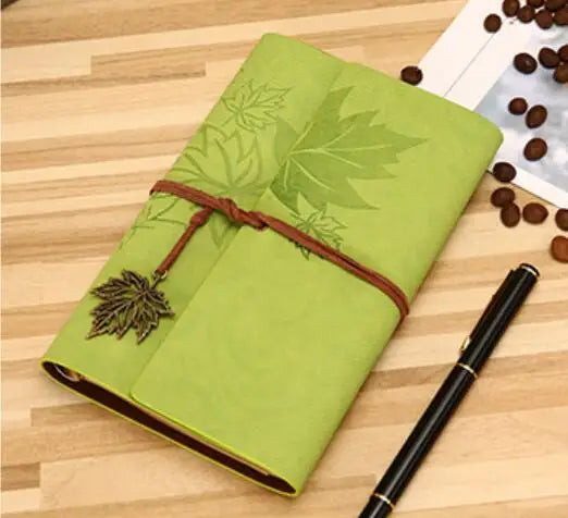 A5 A6 A7 Notebook PU Leather Vintage Diary Journal Notepad School Office