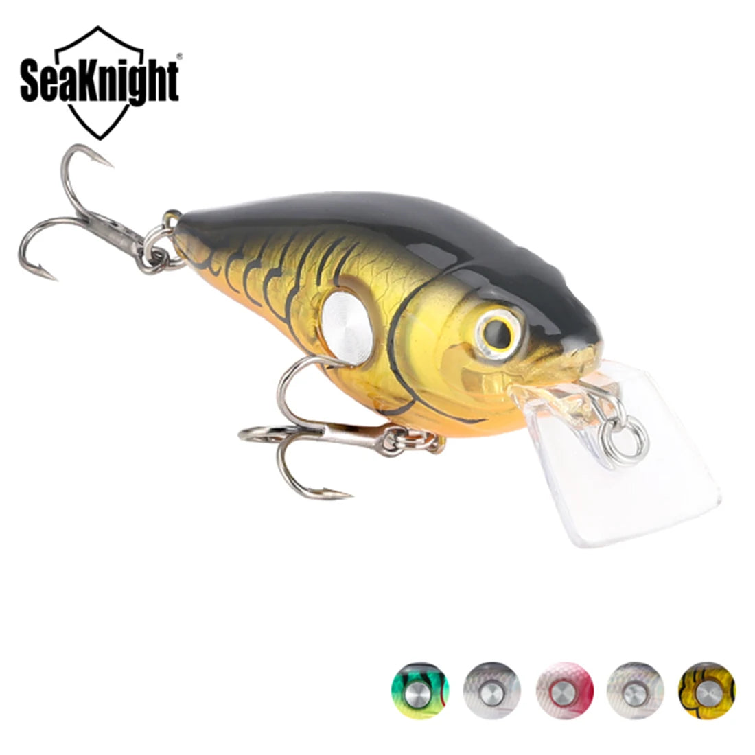 SeaKnight SK003 10g 55mm Crankbait Lure, Floating Deep Diving Wobbler for Saltwater Fishing