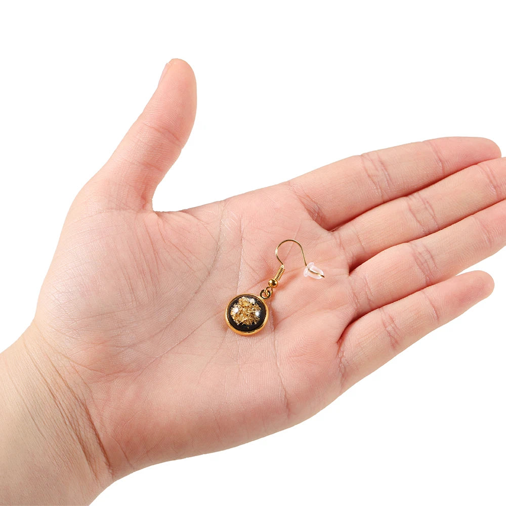200-2000Pcs Rubber Ear Plug Stoppers Soft Silicone Earring Findings DIY