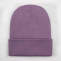Warm Knitted Cap Beanie Wool Unisex Winter Hat Men Women 24 Colors