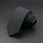 Mens Tie 6cm Slim Solid Classic Necktie for Wedding Party Casual