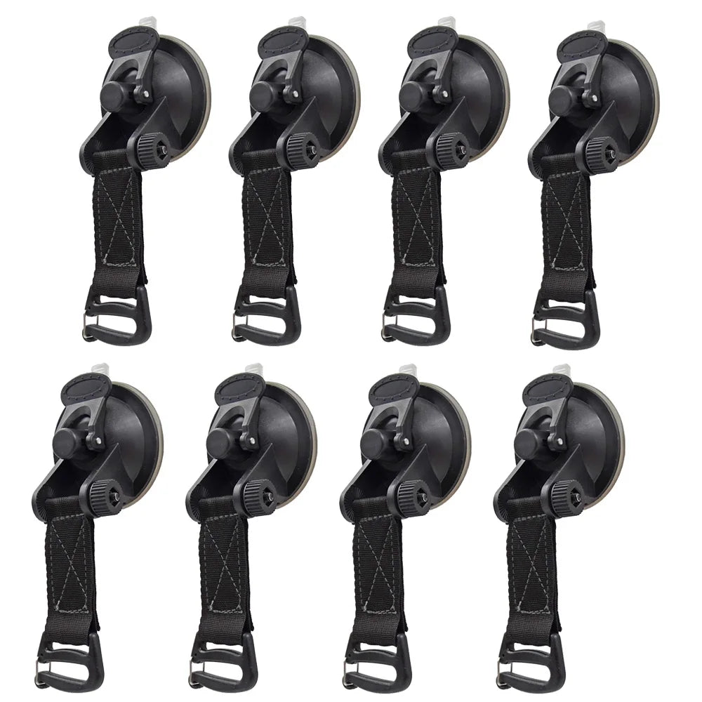 Heavy Duty Car Suction Cup Anchor Hook for Camping Awning Canopy Tarp Tie Down