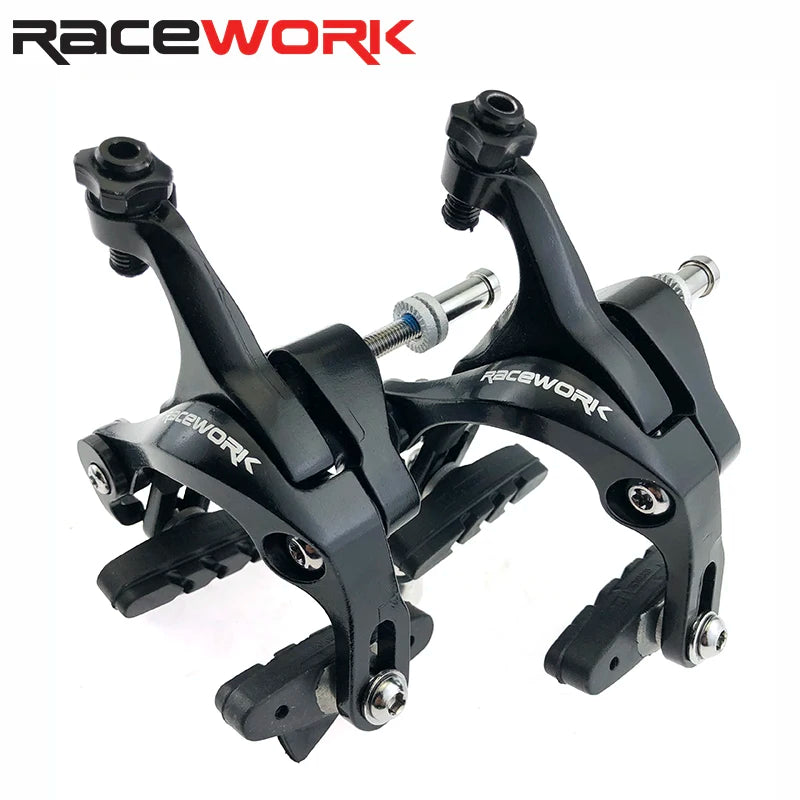 Road Bike Dual Pivot Calipers Aluminum Side Pull Brake Front Rear