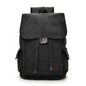 Large Canvas School Bag Backpack Rucksack Travel Hiking Men Sports