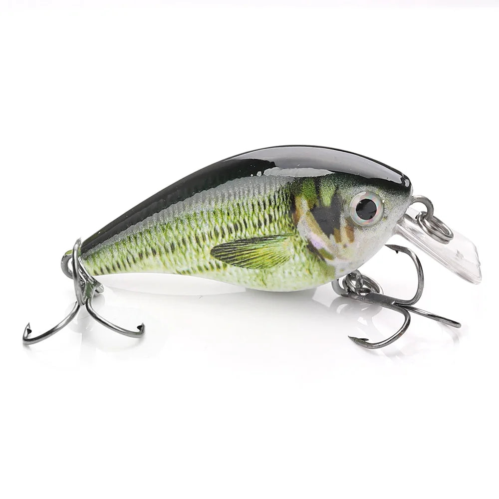 Fishing Lure 5cm/7cm Crankbait Minnow Wobbler for Pike Bass Perch Tackle