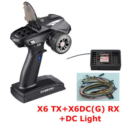 Dumborc RC Remote 2.4G Transmitter & Receiver X6FG Gyro Controller Parts