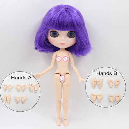 ICY DBS Blythe Doll 1/6 BJD Joint Body 30cm White Skin Random Eyes Anime Gift