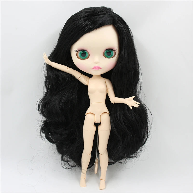 ICY DBS Blythe Doll 1/6 BJD Joint Body White Skin 30cm Custom Random Eyes