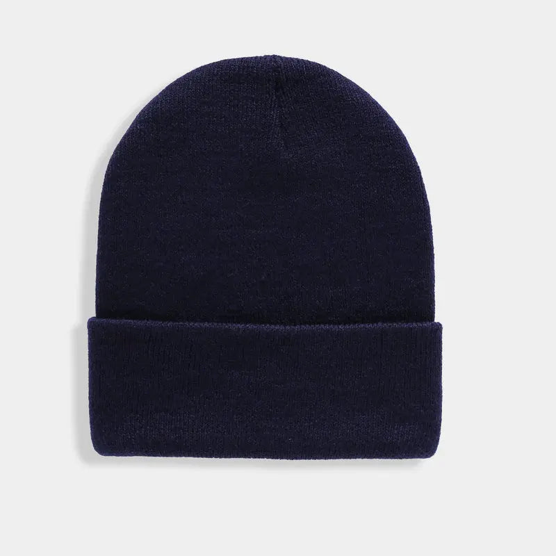 Warm Knitted Cap Beanie Wool Unisex Winter Hat Men Women 24 Colors