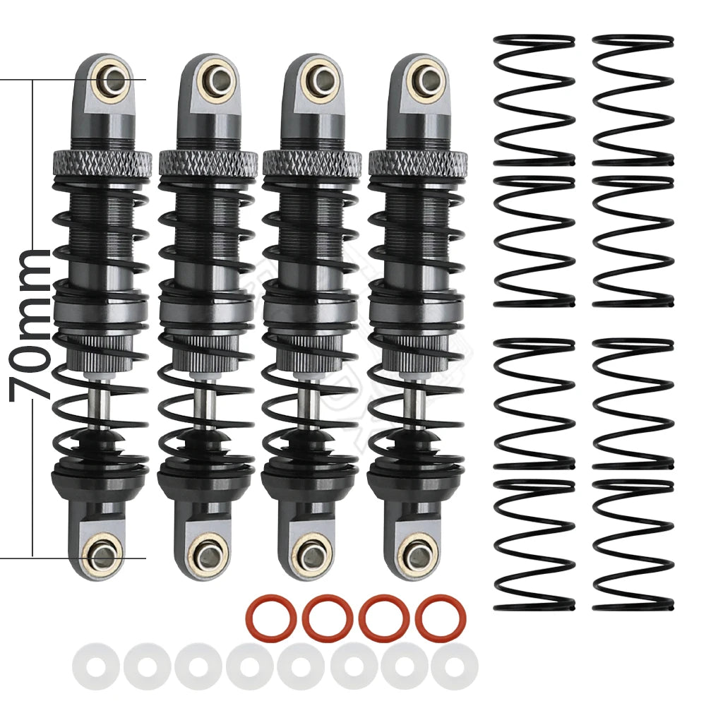 1/10 RC Crawler Metal Oil-Filled Shock Absorbers - EXPROTAS