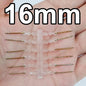 12pcs Metal Bait Spikes Carp Fishing Boilie Pins w/ Rubber Corn Hair Rigs