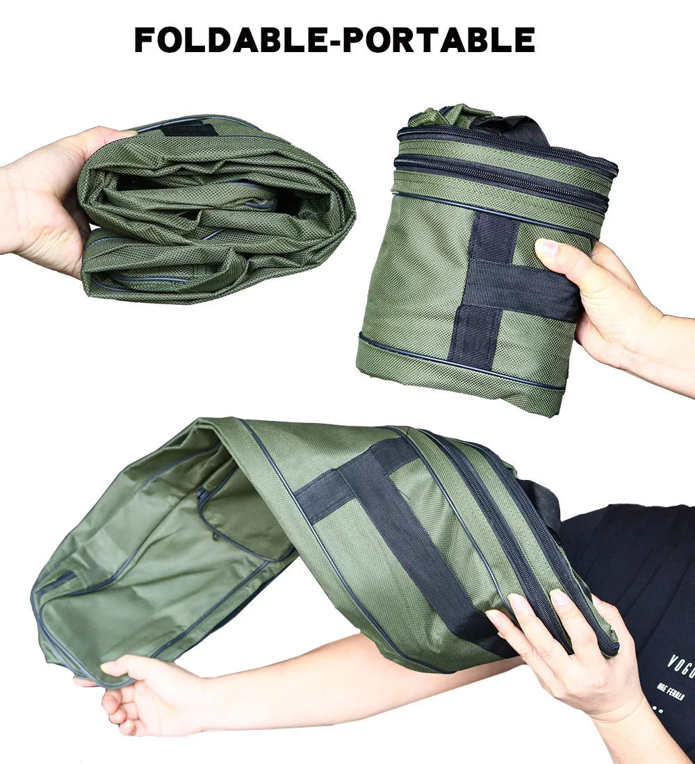 PROXPE 150-180cm Fishing Rod Bag Foldable Carp Pole Storage Carry Case