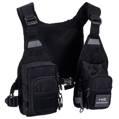 Fly Fishing Vest Bassdash FV08 Lightweight Chest Pack One Size Men Women