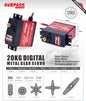 High Speed Metal Gear RC Servo for 1/10 Car (15-30kg Torque Options)