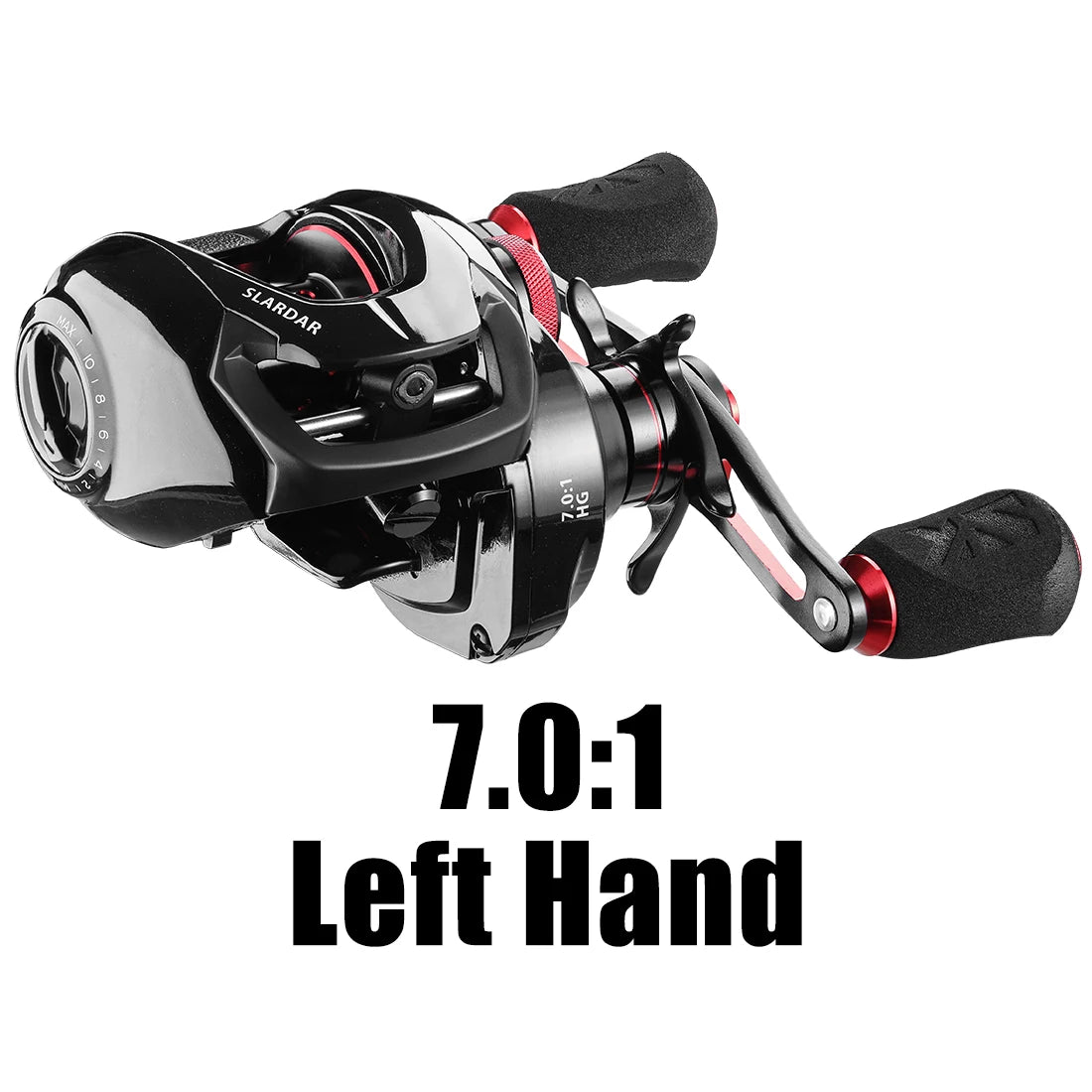 SeaKnight SLARDAR Baitcasting Reel 7.0:1 8.0:1 Brass Gear 8-Pin 10-Level Magnetic Brake