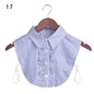 Lace Fake Collar Detachable Women Blouse Lapel Shirt Clothes Accessories