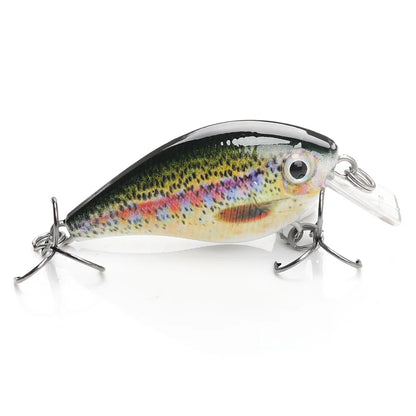 Fishing Lure 5cm/7cm Crankbait Minnow Wobbler for Pike Bass Perch Tackle
