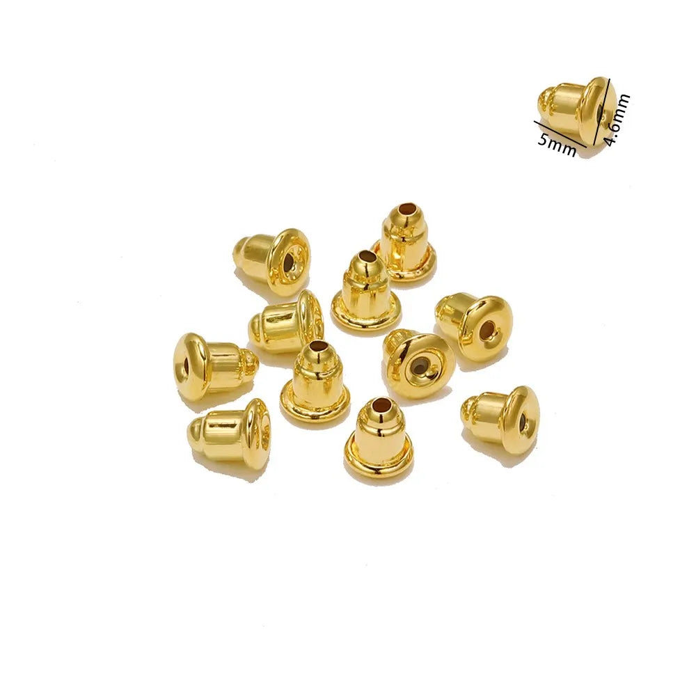 200-2000Pcs Rubber Ear Plug Stoppers Soft Silicone Earring Findings DIY