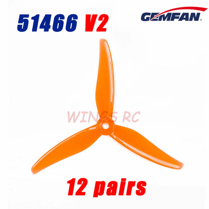 24Pcs 5 Inch Blade Propeller Props for RC FPV Drone Gemfan 51466