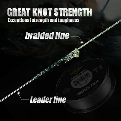 SeaKnight TP 1000M Braided PE Fishing Line 8-60LB Smooth Multifilament Line