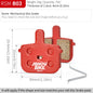 Semi-Metal Bicycle Brake Pads for Shimano SRAM Avid Hayes Magura by JSHOUBIKE