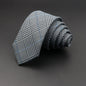 Mens Tie 6cm Slim Solid Classic Necktie for Wedding Party Casual
