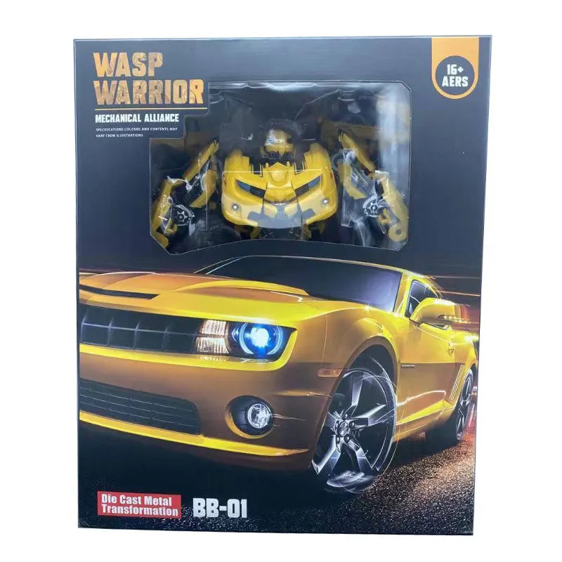 BMB Black Mamba Transformation MasterPiece BB01 BB-01 Bee Oversize 28cm Movie Alloy Action Figure Robot Toys KO-EXPROTAS
