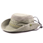 Jungle Fishing Mesh Bucket Hat Men Summer Wide Brim Sun Hiking Cap