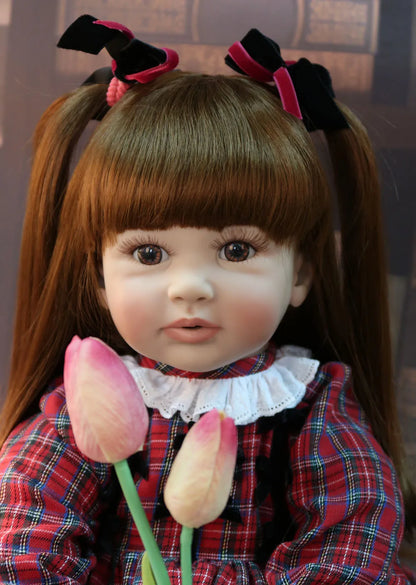 60cm Silicone Reborn Doll | Princess Lifelike Toddler Toy for Girls Gift