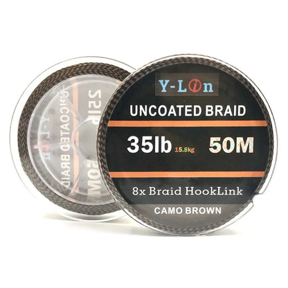 Soft Hook Carp Fishing Line 50m Braid Hooklink for Hair Rig 25/35LB