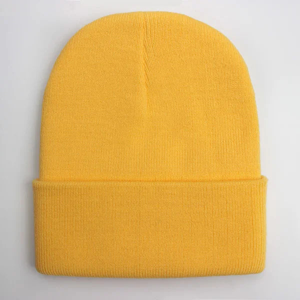 Warm Knitted Cap Beanie Wool Unisex Winter Hat Men Women 24 Colors