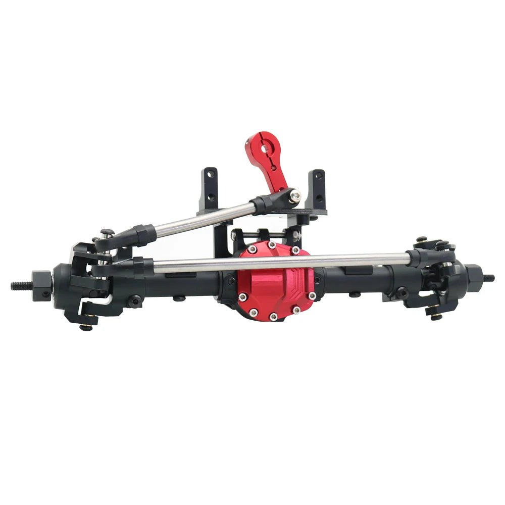SCX10 II CNC Aluminum Front & Rear Axle Set 30T/8T for Axial AR44 90046 90047 Upgrade - EXPROTAS