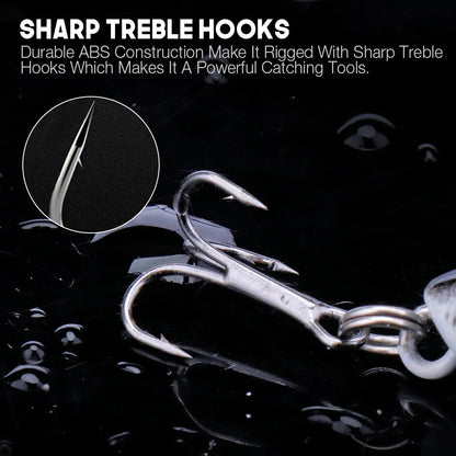 5Pcs Mini Fishing Lures Crankbait Pike Trout Baits with Tackle Box