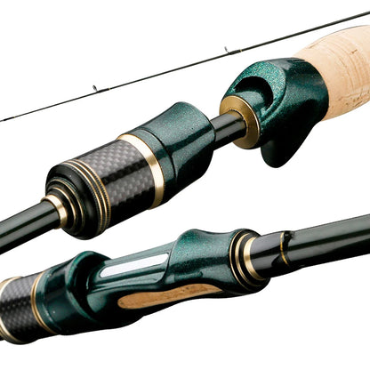 CEMREO Spinning Casting Carbon Fishing Rod 4-5 Sections 1.8m/2.1m/2.4m Portable Travel Rod Spinning Fishing Rods Fishing Tackle-EXPROTAS