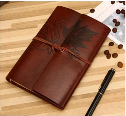 A5 A6 A7 Notebook PU Leather Vintage Diary Journal Notepad School Office
