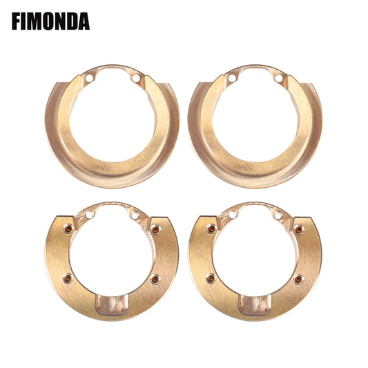 2/4Pcs Balance Weight Brass Counterweight for 1/10 Traxxas TRX4 Crawler