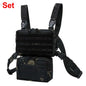 Outdoor Tactical Vest Bag CS Wargame Chest Rig Airsoft Pouch Holster Molle Men Shoulder Camping Backpack 1000D Hunting Fishing-EXPROTAS