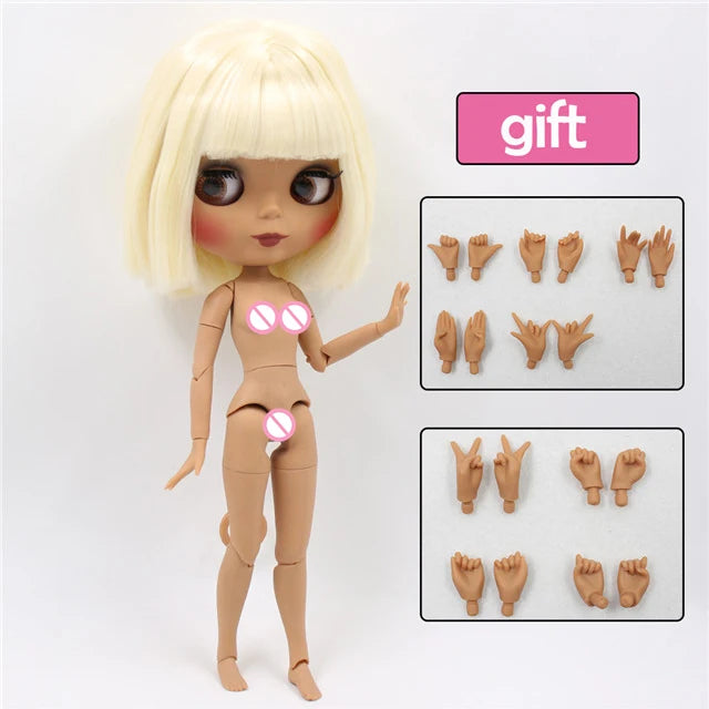 ICY DBS Blythe Doll 1/6 BJD Joint Body 30cm DIY Anime Girl Toy Random Eyes Gift