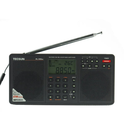 Tecsun PL-398MP Portable DSP Radio FM AM SW Receiver MP3 Player TF Card Stereo - EXPROTAS