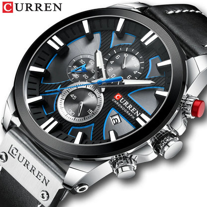 New CURREN Men Watches Fashion Quartz Wrist Watches Men's Military Waterproof Sports Watch Male Date Clock Relogio Masculino-EXPROTAS