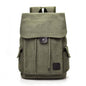 Large Canvas School Bag Backpack Rucksack Travel Hiking Men Sports