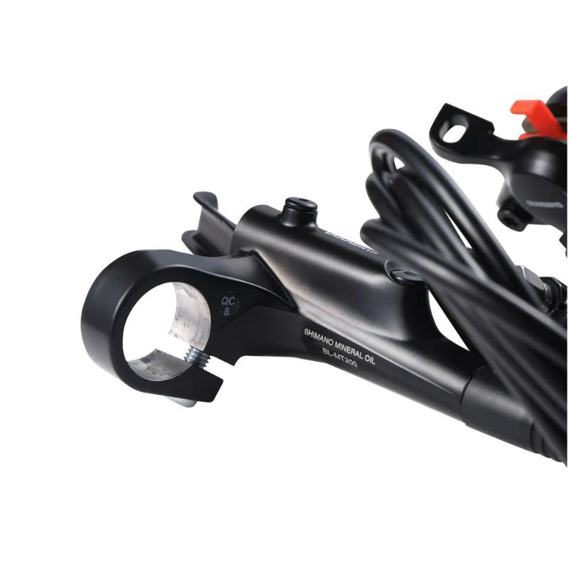 Shimano MT200 Hydraulic Disc Brake Set with Levers and 180mm Rotors