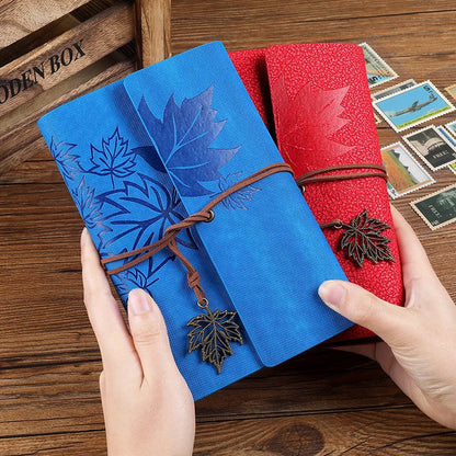 A5 A6 A7 Notebook PU Leather Vintage Diary Journal Notepad School Office