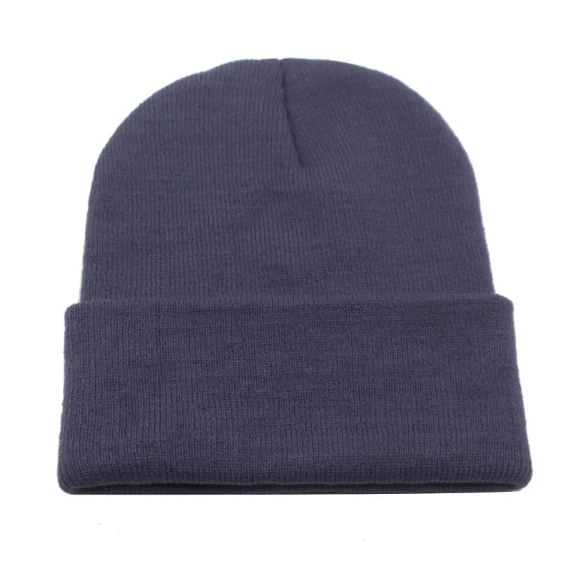 Warm Knitted Hat Winter Beanie Cap Unisex Casual Skull for Men Women