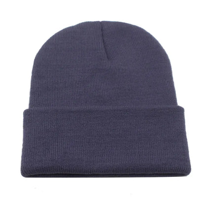 Warm Knitted Hat Winter Beanie Cap Unisex Casual Skull for Men Women