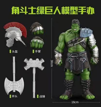 Thor Ragnarok 30cm Action Figure Moveable Hands with Hammer Battle Axe
