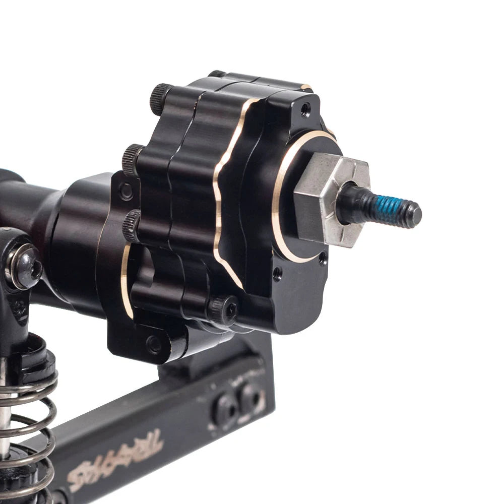 TRX4 Brass Portal Axle Housing Weight System Black 1/10 RC Crawler TRX6