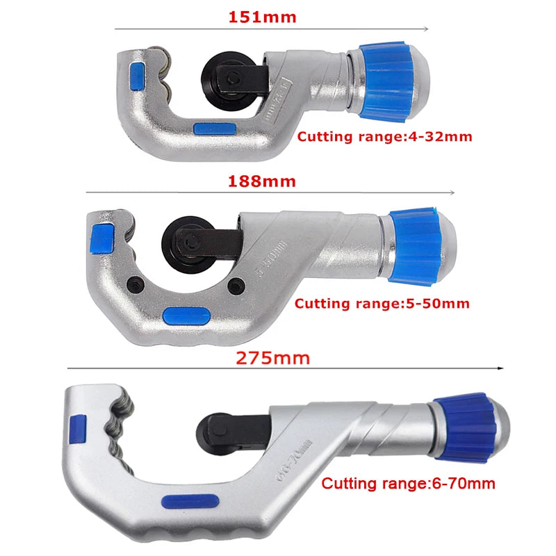 Bearing Roller Type Tube Cutter Metal Scissor Pipe Cutter Stainless Steel Copper Tube Plumbing Cutting Refrigeration Tools-EXPROTAS