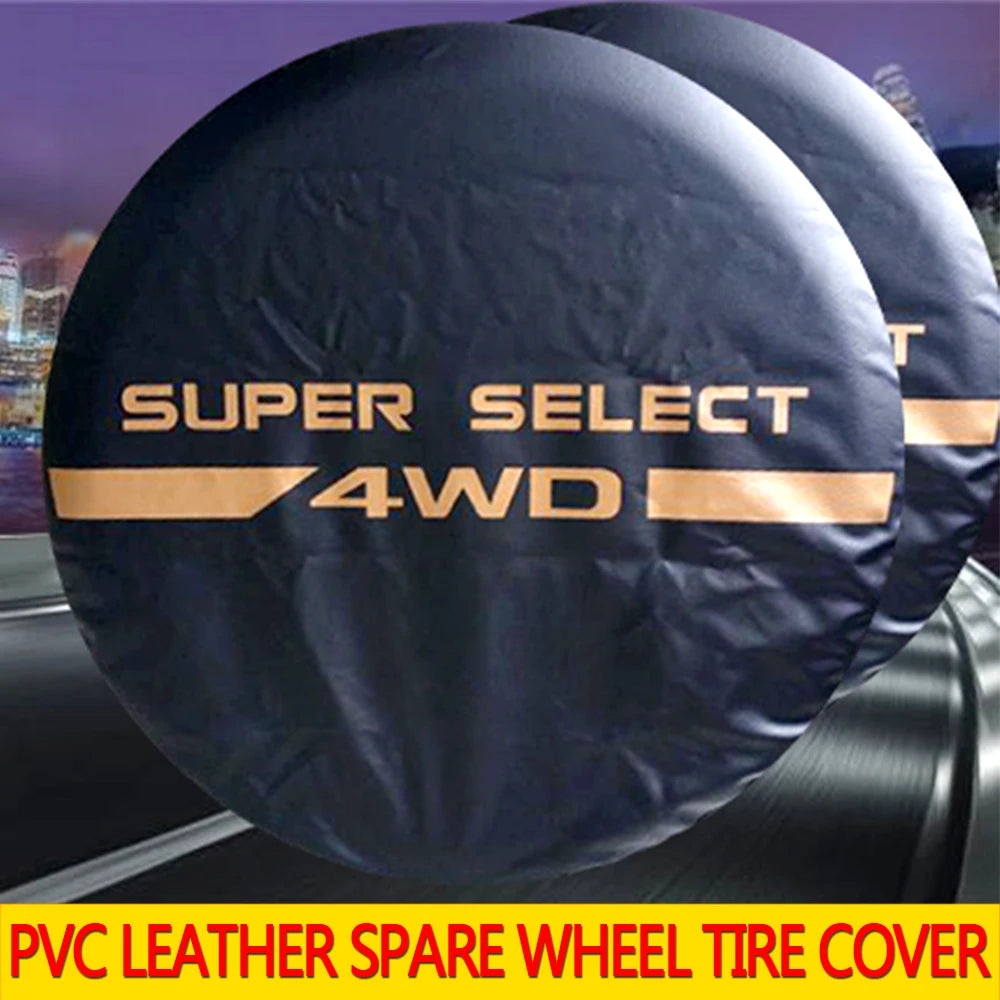 14 15 16 17Inch 4WD Waterproof Dustproof PVC Leather Spare Wheel Tire Cover Case Protector For Mitsubishi Pajero for Car Styings-EXPROTAS