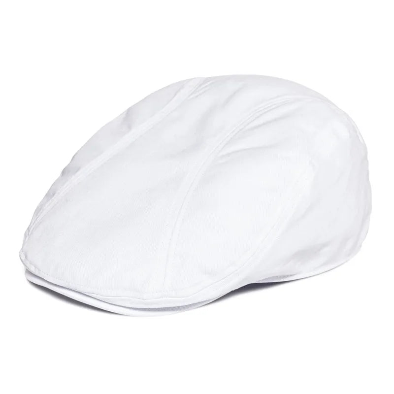 Men's Flat Cap Gatsby Newsboy Hat Retro Driving Casual Beret Washed